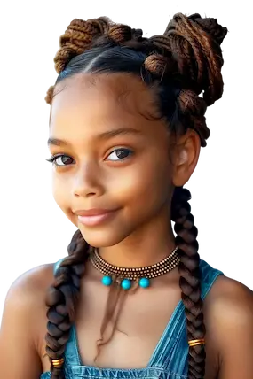 A young girl